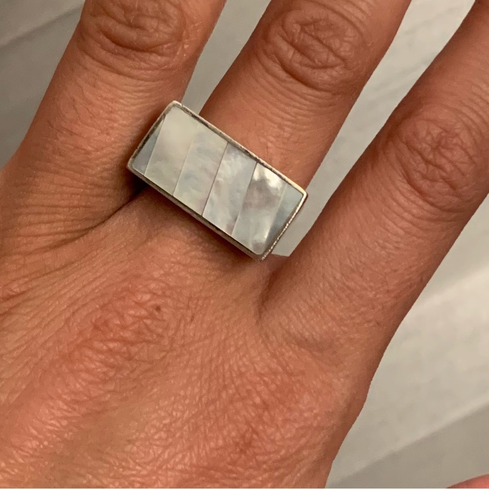 Mother of pearl ring